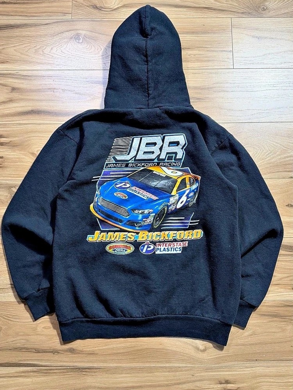 JBR James Bickford Racing Graphic Black Hoodie